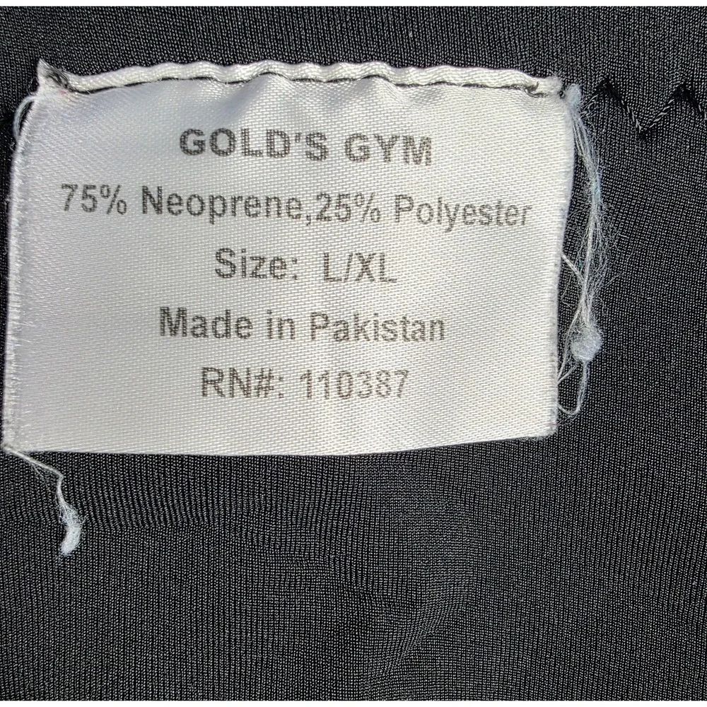 Golds Gym Neoprene Weight Lifting Cycling Boxing Compression Shorts L/XL